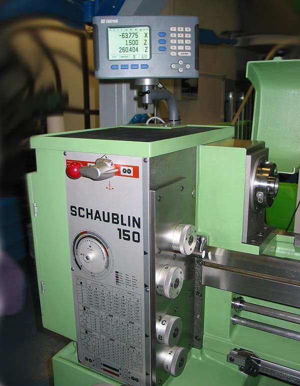 Фото токарно-гвинторізного верстата Schaublin 150